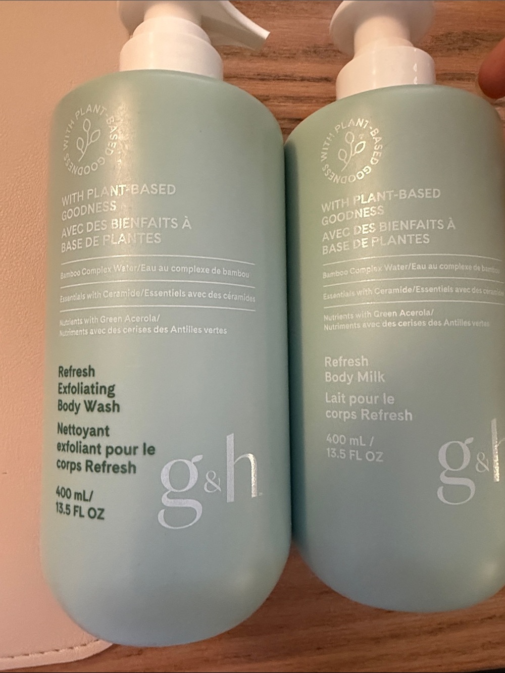 Refresh Exfoliating Body Wash & Body Milk,
